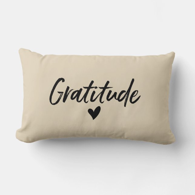 Coussin de GRATITUDE (Recto)