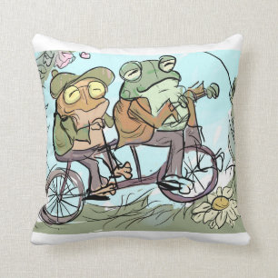 Coussin de grenouille et de crapaud