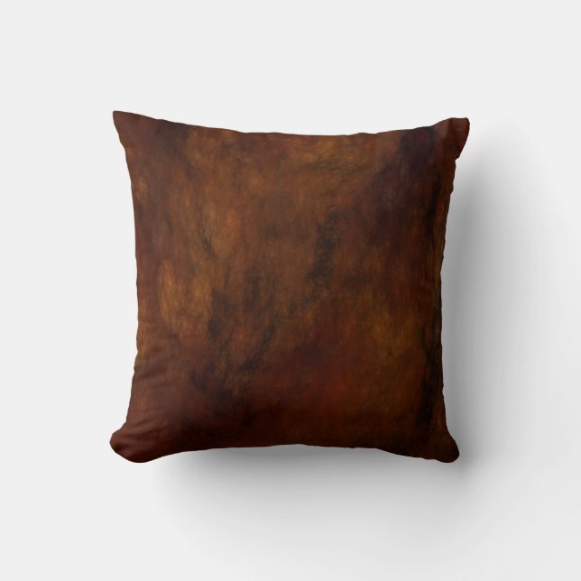 Coussin de grunge Abstrait réversible dans les ton (Recto)