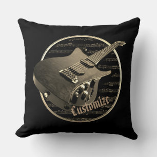 Coussin de guitare électrique Gold personnalisé
