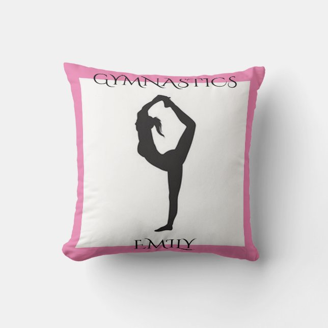 Coussin de gymnastique avec nom personnalisé. (Recto)