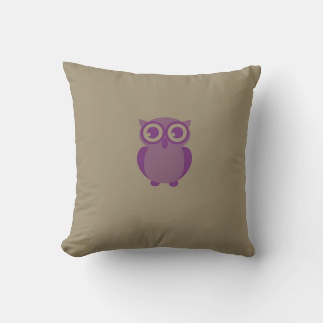 Coussin de hibou pourpre (Recto)