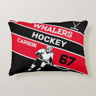 Coussin de hockey personnalisé
