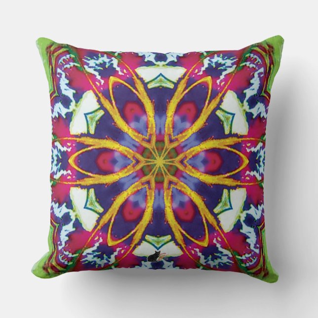 Coussin de Hummers Kaleidoscope (Recto)
