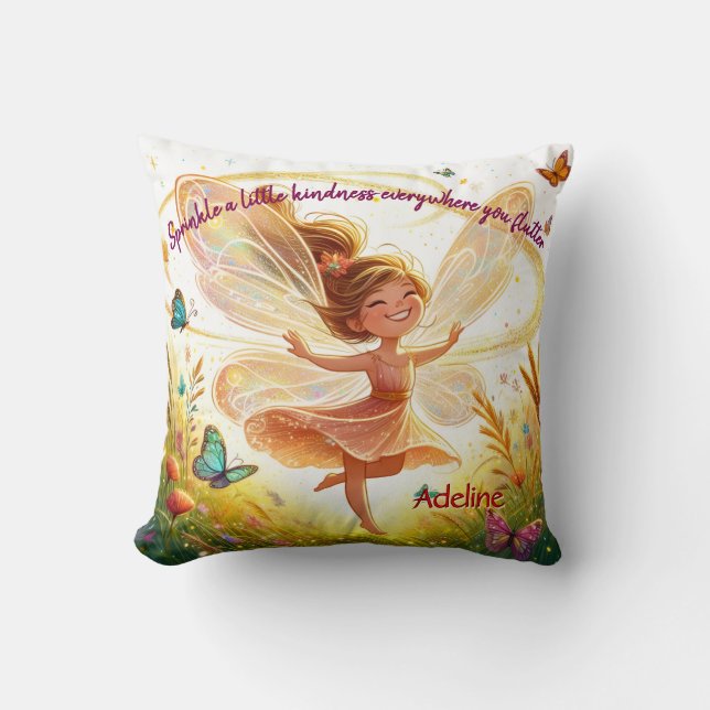Coussin de jardin de fées (Recto)