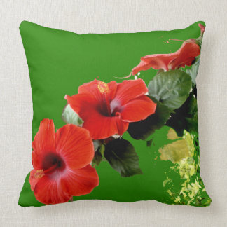 Coussin de jardin de fleurs Hibiscus personnalisé