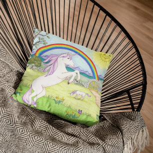 Coussin de jardin de licorne