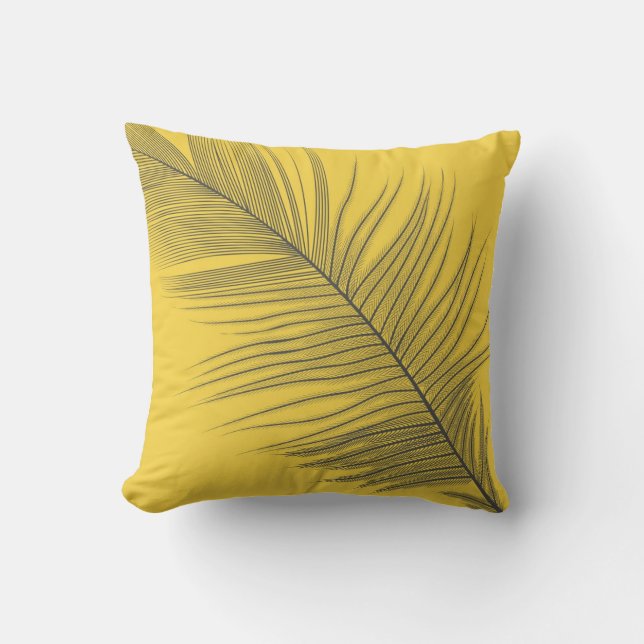 Coussin de jaune de plume (Recto)