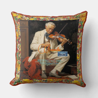 Coussin de jet 1 Rouge Brûlé(Quando)RFPMDesigns 20