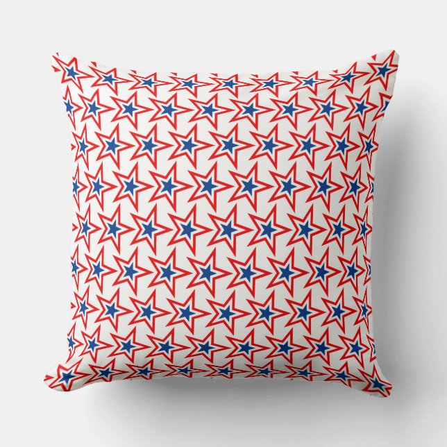 Coussin de jet à accent patriotique  (Recto)