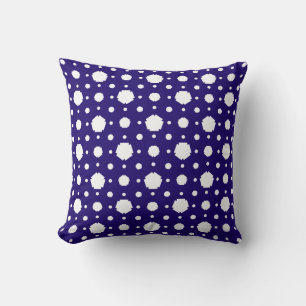 Coussin de jet à motif pentagonal géométrique