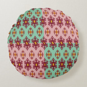 Coussin de jet à patchwork géométrique – Moderne V