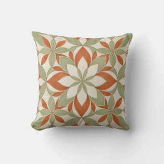 Coussin de jet à tessellation de pétales