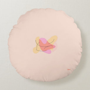 Coussin de jet abstrait coloré