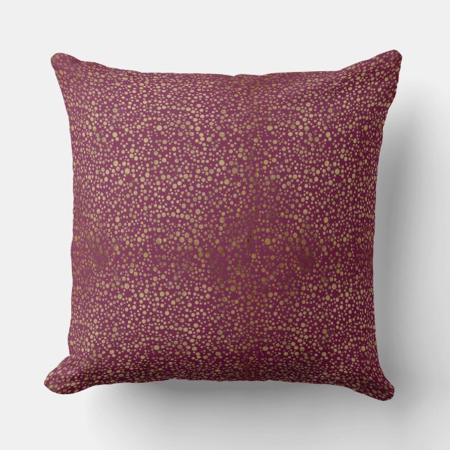 Coussin de jet accent - Vin Merlot (Recto)