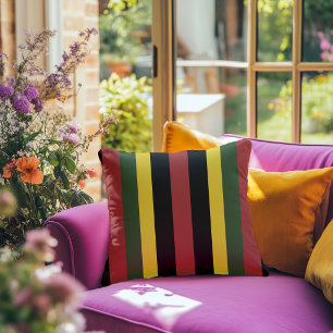 Coussin de jet afrocentrique