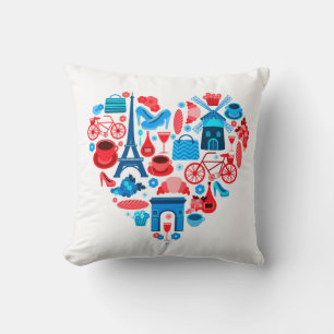 Coussin de jet-Amour Paris