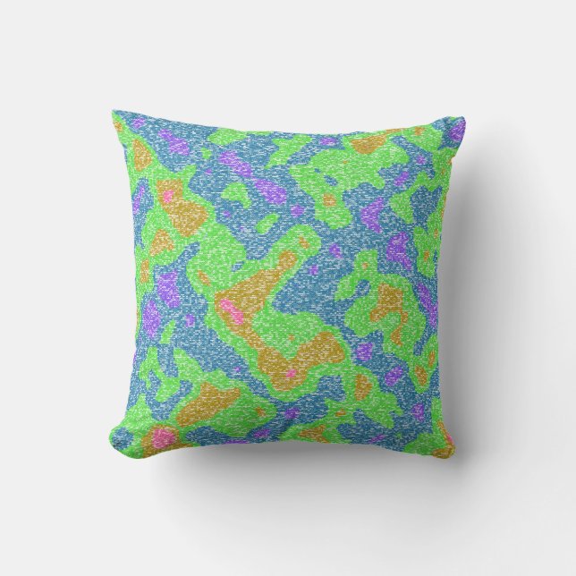 Coussin de jet avec motif de tricot Jackuard (Recto)