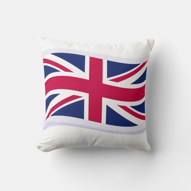 Coussin de jet avec Union Jack (avant) 40,6 cm  (Recto)