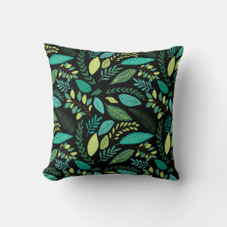 Coussin de jet botanique Feuille d'automne