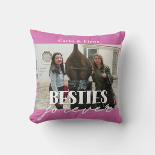 Coussin de jet cadeau pour les meilleures amies