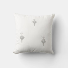 Coussin de jet Chakra Lotus Fleur Pendentif Argent