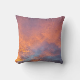 Coussin de jet Colorado Sunset Sky | Nuages rêveur