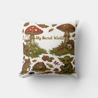Coussin de jet Cottagecore Secret World