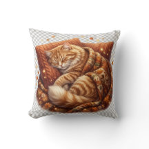 Coussin de jet Cozy Sleeping Cat