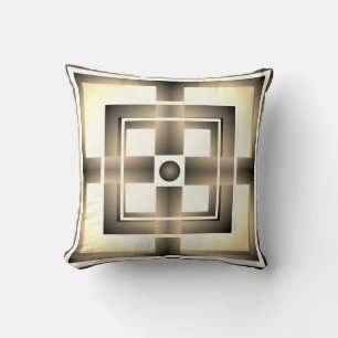 Coussin de jet d'art abstrait vibrant" Coussin de 