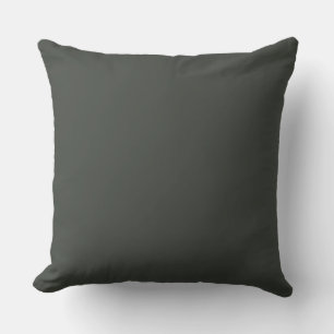 Coussin de jet de couleur unie tabac