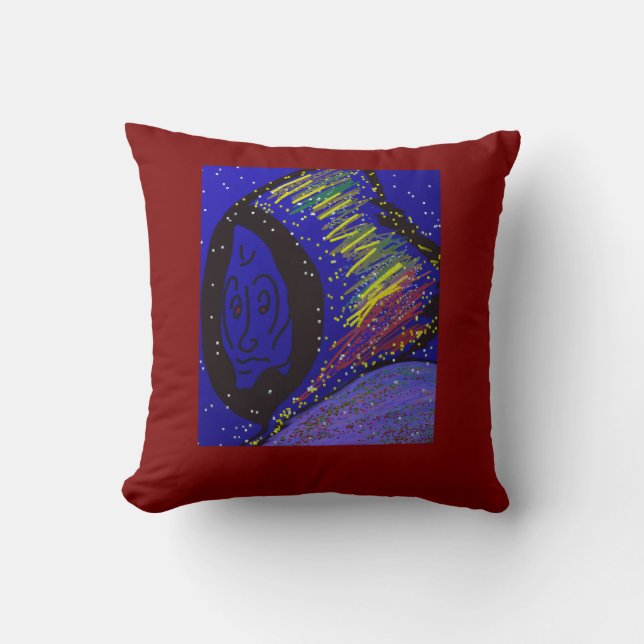 Coussin de jet de dame en hiver (Recto)