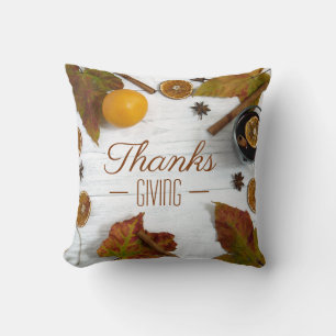 Coussin de jet de épices de Thanksgiving