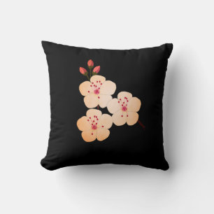 Coussin de jet de fleurs de cerisier