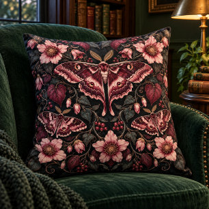 Coussin de jet de jardin de papillon de nuit en ve