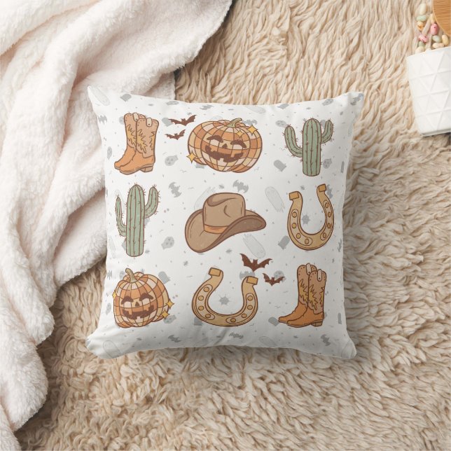 Coussin de jet de la saison effrayante, déco citro (Couverture)