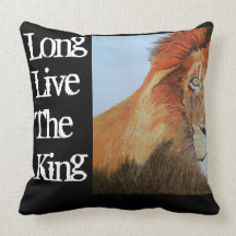 Coussin de jet de lion