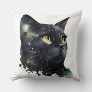 Coussin de jet de paysage de montagne d'automne