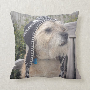 Coussin de jet de Terrier de frontière