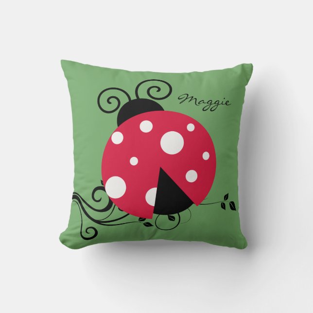 Coussin de jet décoratif pour la maison avec cocci (Recto)