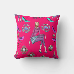 coussin de jet décore chaussures