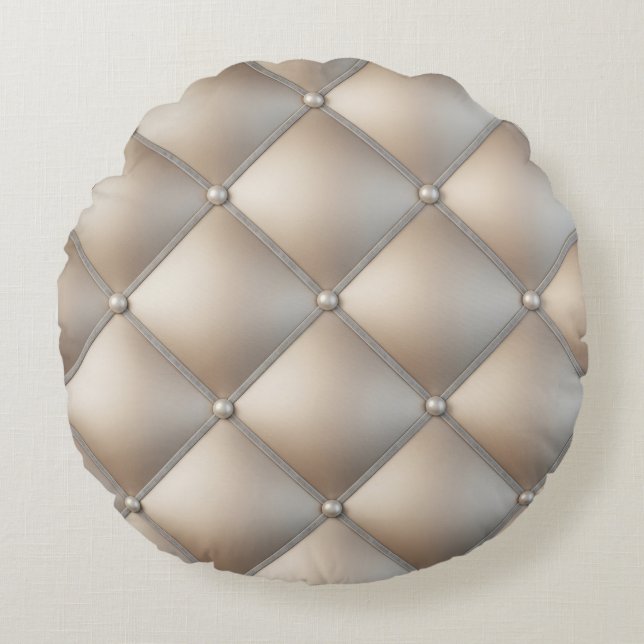 Coussin de jet diamant 3D neutre : AccessorizedPea (Devant)