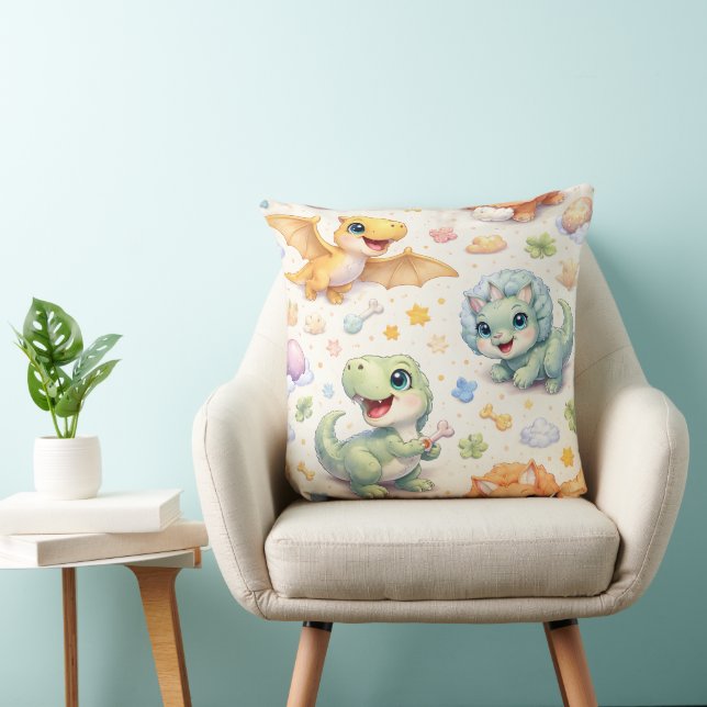 Coussin de jet doux pastel pour la nurserie de béb (Chaise)