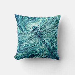Coussin de jet Dragonfly – Ocean Blue Melt