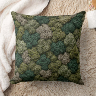 Coussin de jet Eco en mousse et lichen naturels