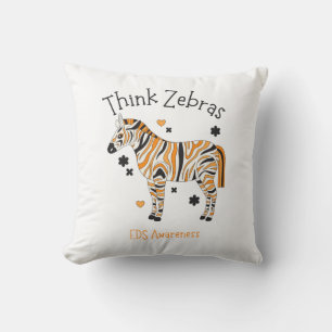 Coussin de jet Ehlers Danlos Syndrome Cozy Zebra