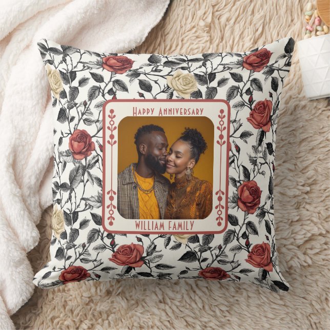 Coussin de jet élégant pour couple (Couverture)