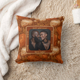 Coussin de jet élégant pour relation romantique 