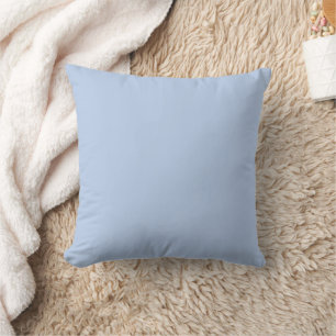 Coussin de jet en bleu ciel doux