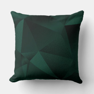 Coussin de jet en diamant géométrique à facettes d